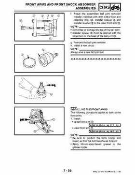 2006-2009 Yamaha YFM700RV Raptor 700RV factory service manual, Page 337
