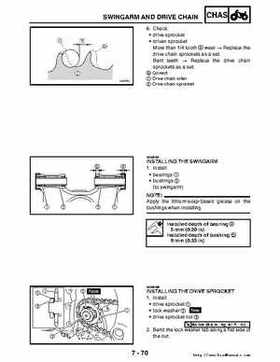 2006-2009 Yamaha YFM700RV Raptor 700RV factory service manual, Page 348
