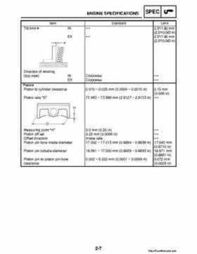 2008 Yamaha Raptor 250SE / 250SE2 Factory Service Manual, Page 29