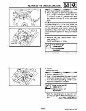 2008 Yamaha Raptor 250SE / 250SE2 Factory Service Manual, Page 70