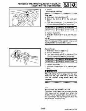2008 Yamaha Raptor 250SE / 250SE2 Factory Service Manual, Page 73