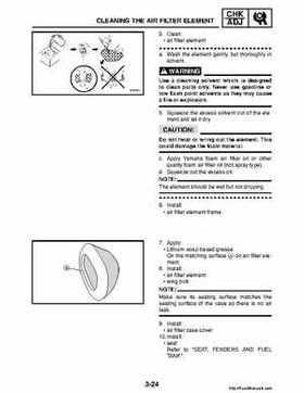 2008 Yamaha Raptor 250SE / 250SE2 Factory Service Manual, Page 84