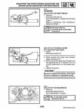 2008 Yamaha Raptor 250SE / 250SE2 Factory Service Manual, Page 86