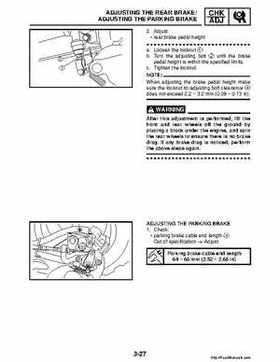 2008 Yamaha Raptor 250SE / 250SE2 Factory Service Manual, Page 87