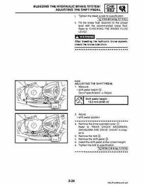 2008 Yamaha Raptor 250SE / 250SE2 Factory Service Manual, Page 94