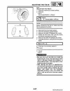 2008 Yamaha Raptor 250SE / 250SE2 Factory Service Manual, Page 97