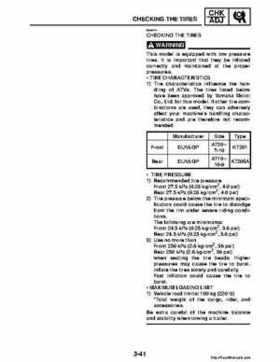 2008 Yamaha Raptor 250SE / 250SE2 Factory Service Manual, Page 101