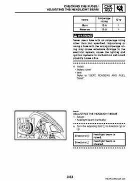 2008 Yamaha Raptor 250SE / 250SE2 Factory Service Manual, Page 113