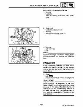 2008 Yamaha Raptor 250SE / 250SE2 Factory Service Manual, Page 114