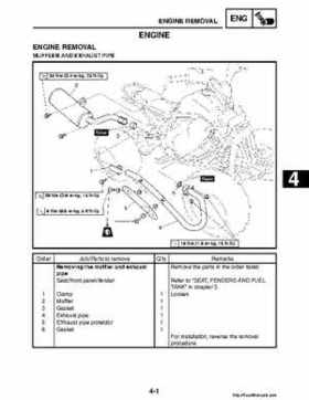 2008 Yamaha Raptor 250SE / 250SE2 Factory Service Manual, Page 116