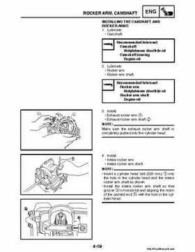 2008 Yamaha Raptor 250SE / 250SE2 Factory Service Manual, Page 134