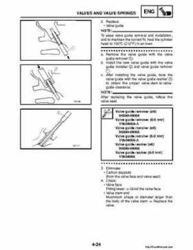 2008 Yamaha Raptor 250SE / 250SE2 Factory Service Manual, Page 139