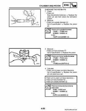 2008 Yamaha Raptor 250SE / 250SE2 Factory Service Manual, Page 151