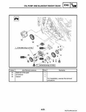 2008 Yamaha Raptor 250SE / 250SE2 Factory Service Manual, Page 166