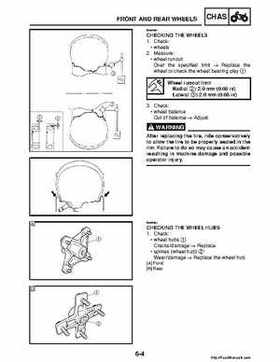 2008 Yamaha Raptor 250SE / 250SE2 Factory Service Manual, Page 208