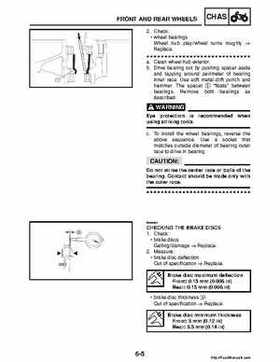 2008 Yamaha Raptor 250SE / 250SE2 Factory Service Manual, Page 209