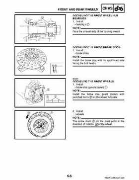 2008 Yamaha Raptor 250SE / 250SE2 Factory Service Manual, Page 210