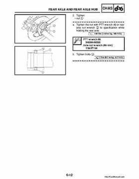 2008 Yamaha Raptor 250SE / 250SE2 Factory Service Manual, Page 216