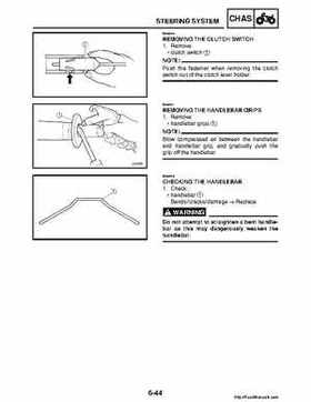 2008 Yamaha Raptor 250SE / 250SE2 Factory Service Manual, Page 248