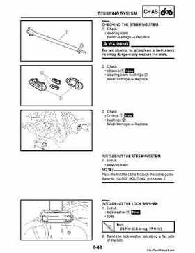 2008 Yamaha Raptor 250SE / 250SE2 Factory Service Manual, Page 252