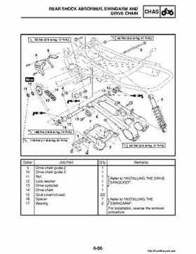 2008 Yamaha Raptor 250SE / 250SE2 Factory Service Manual, Page 260