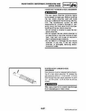 2008 Yamaha Raptor 250SE / 250SE2 Factory Service Manual, Page 261