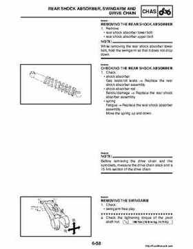2008 Yamaha Raptor 250SE / 250SE2 Factory Service Manual, Page 262