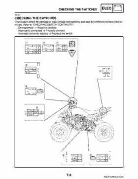 2008 Yamaha Raptor 250SE / 250SE2 Factory Service Manual, Page 269