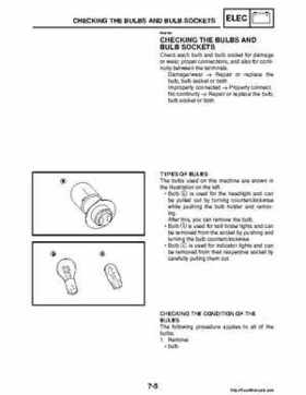 2008 Yamaha Raptor 250SE / 250SE2 Factory Service Manual, Page 271