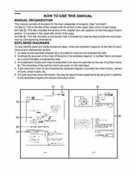 2008 Yamaha Rhino YXR70FX Factory Service Manual, Page 4