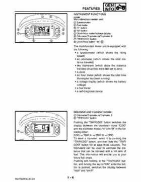 2008 Yamaha Rhino YXR70FX Factory Service Manual, Page 22