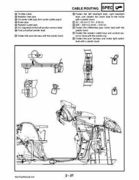 2008 Yamaha Rhino YXR70FX Factory Service Manual, Page 71