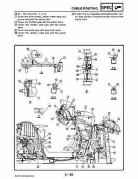 2008 Yamaha Rhino YXR70FX Factory Service Manual, Page 72