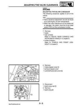 2008 Yamaha Rhino YXR70FX Factory Service Manual, Page 86