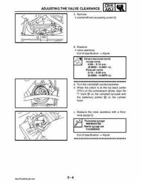 2008 Yamaha Rhino YXR70FX Factory Service Manual, Page 87