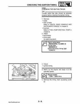 2008 Yamaha Rhino YXR70FX Factory Service Manual, Page 92