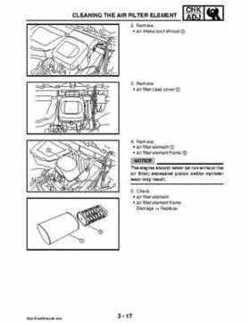 2008 Yamaha Rhino YXR70FX Factory Service Manual, Page 100