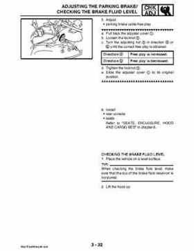 2008 Yamaha Rhino YXR70FX Factory Service Manual, Page 115