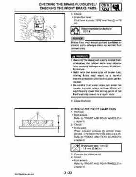 2008 Yamaha Rhino YXR70FX Factory Service Manual, Page 116