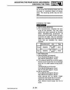 2008 Yamaha Rhino YXR70FX Factory Service Manual, Page 134