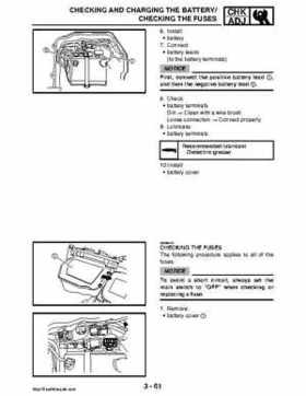2008 Yamaha Rhino YXR70FX Factory Service Manual, Page 144