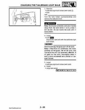 2008 Yamaha Rhino YXR70FX Factory Service Manual, Page 149