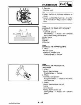 2008 Yamaha Rhino YXR70FX Factory Service Manual, Page 164