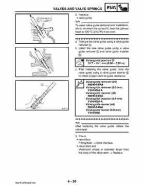 2008 Yamaha Rhino YXR70FX Factory Service Manual, Page 179