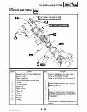 2008 Yamaha Rhino YXR70FX Factory Service Manual, Page 185