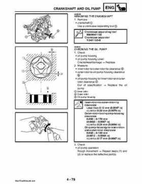 2008 Yamaha Rhino YXR70FX Factory Service Manual, Page 228