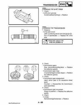 2008 Yamaha Rhino YXR70FX Factory Service Manual, Page 237
