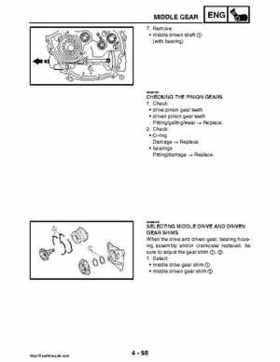 2008 Yamaha Rhino YXR70FX Factory Service Manual, Page 247