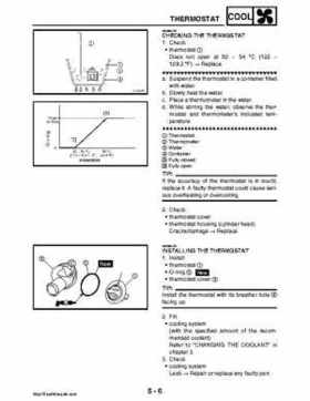 2008 Yamaha Rhino YXR70FX Factory Service Manual, Page 261