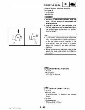 2008 Yamaha Rhino YXR70FX Factory Service Manual, Page 309
